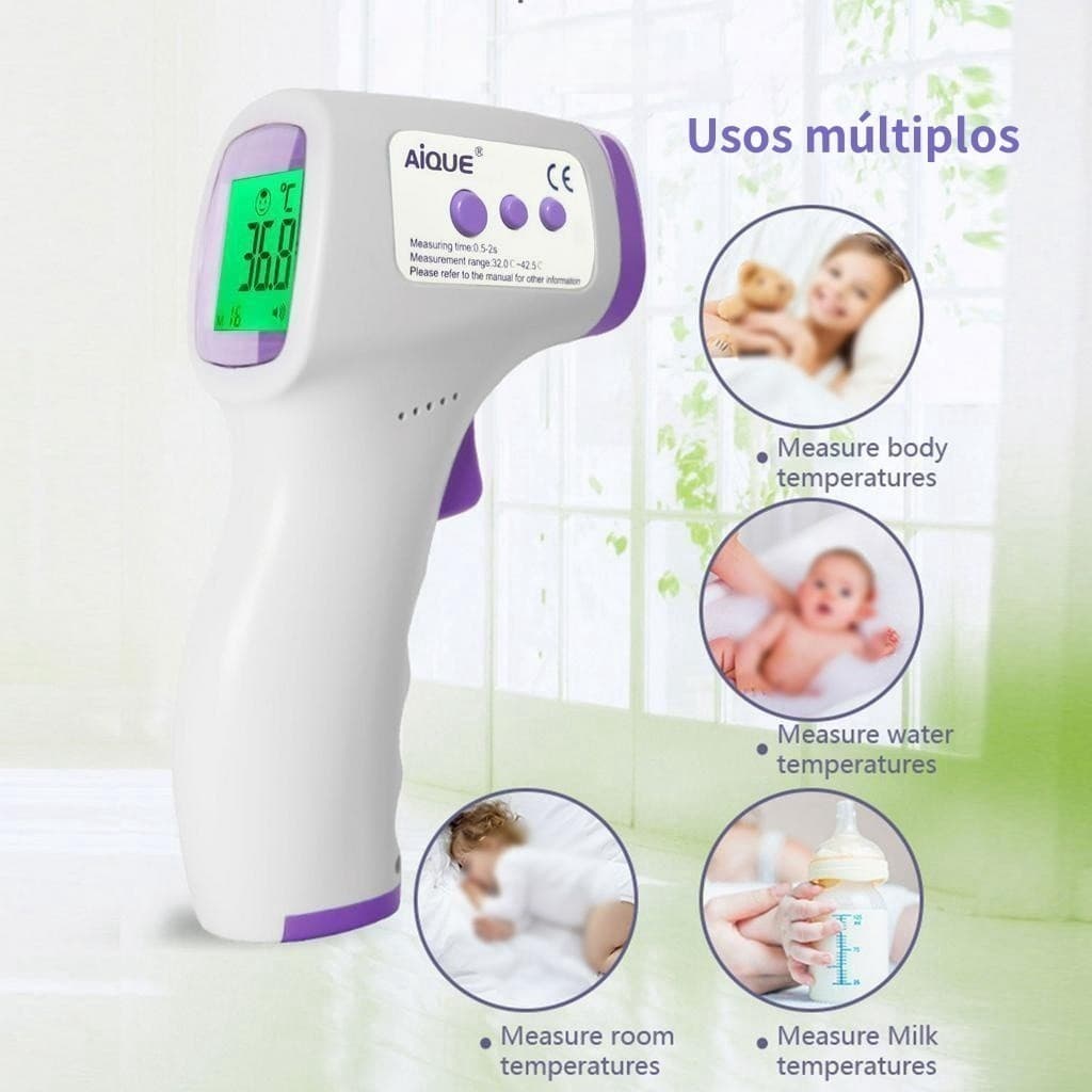 Termômetro Infravermelho Para Bebê Adulto Termômetro Medidor De Temperatura Infravermelho Termômetro com Digital Display
