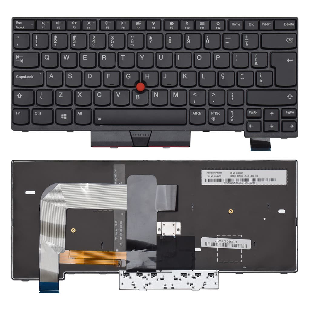 Teclado para Notebook Lenovo Thinkpad T480