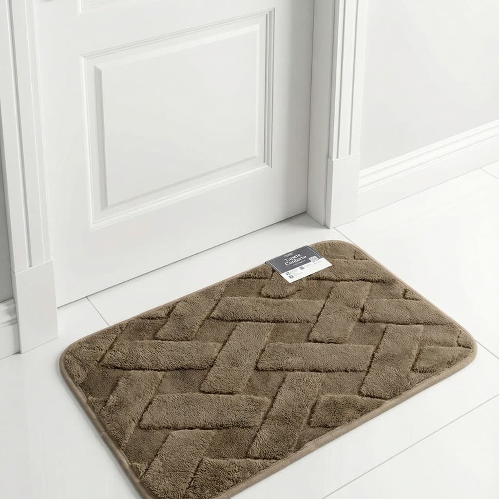 Tapete Entrada Felpudo Bem-Vindo100% Poliester 38x58 Antiderrapante