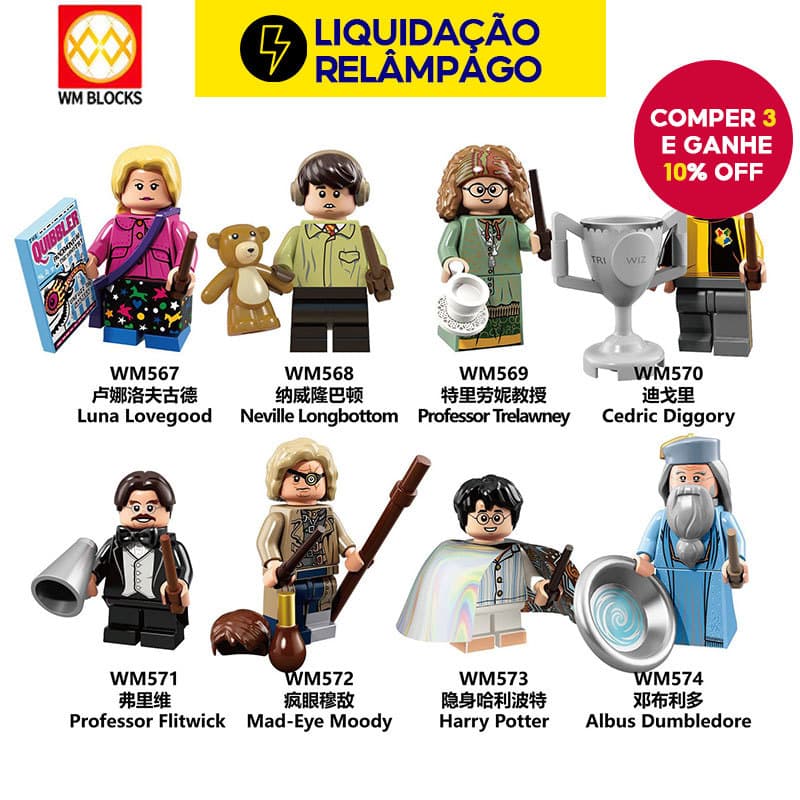 🔥 LIQUIDAÇÃO RELÂMPAGO Mini figura Cedric Diggory | Bloco de montar | Boneco de brinquedo