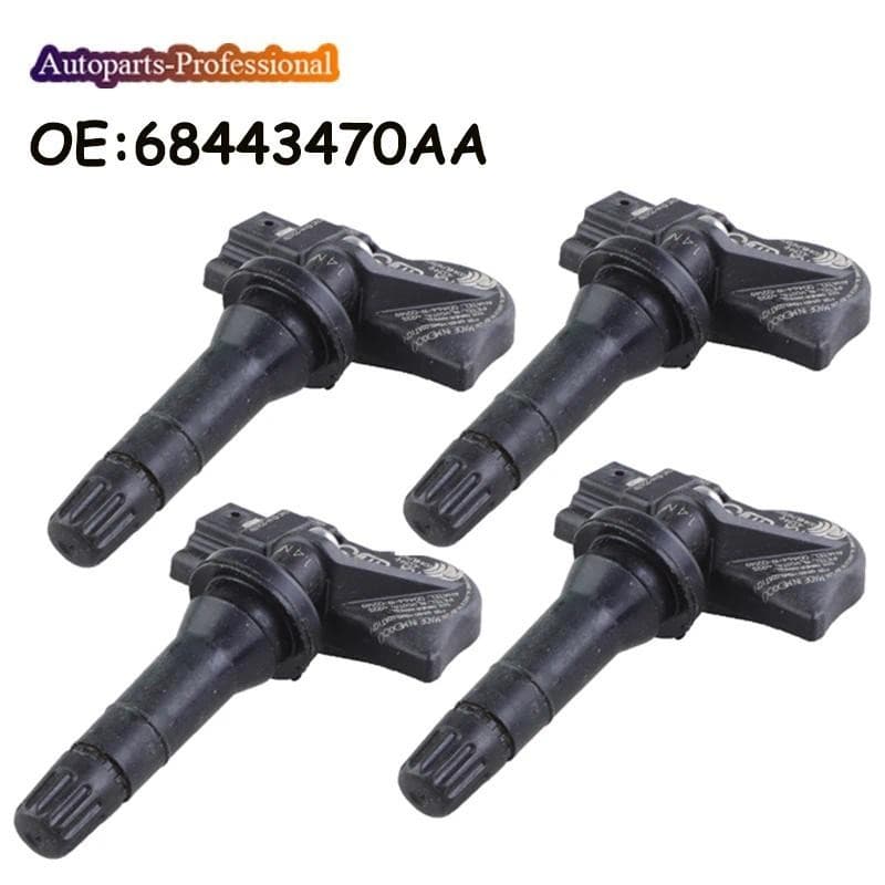 Novo Sensor De Pressão Dos Pneus TPMS 433MHZ 68443470AA Para 2018-2021 Jeep Grand Cherokee WK Dodge Durango