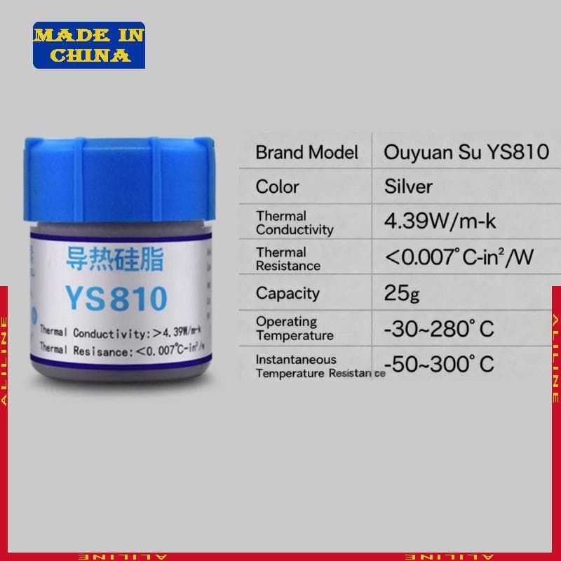 Graxas Condutividade Altamente Térmicas Para CPU GPU Refrigeram A Térmica Segura Condutora 4 98W
