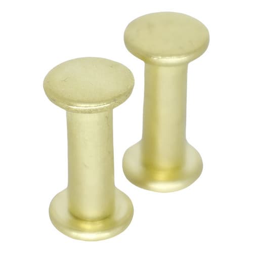 Parafuso Pasta Dourado 15mm - 10 Unidades