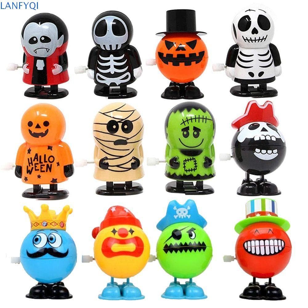 LANFYQI Brinquedo De Corda , Série De Halloween Fantasma Relógio Brinquedos , Saltando Abóbora Bruxa Brincadeira Criança