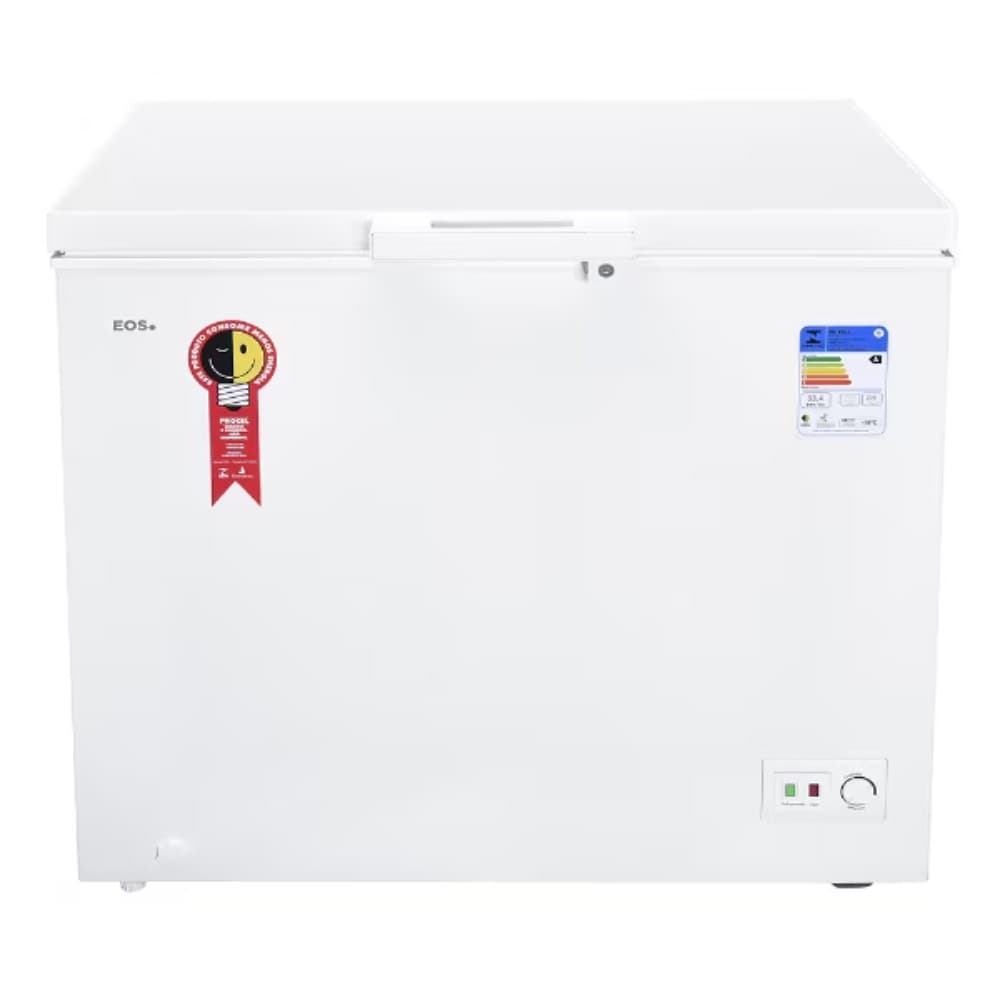  Freezer Conservador Horizontal EOS 205L Dupla ação Eco Gelo EFH300X Branco