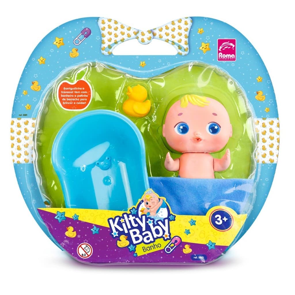 Boneca Kilty Com Acessórios De Banho