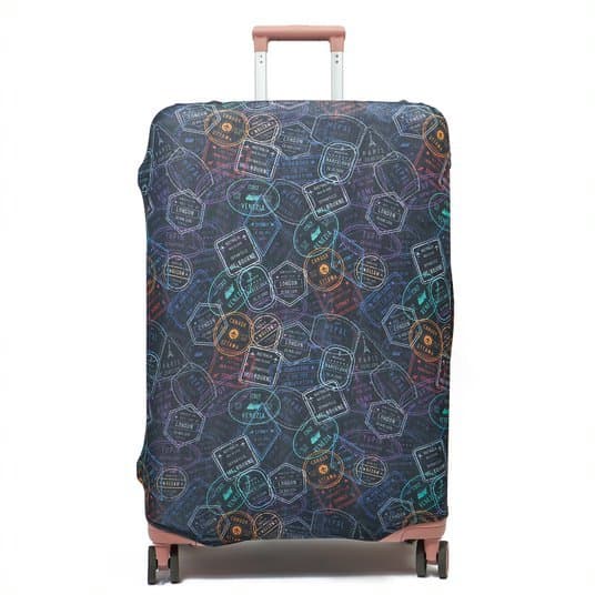 Capa para Mala de Viagem Protetora Anti-Risco Carimbos
