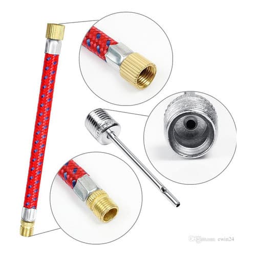 Kit Bico de Bomba De Ar para Encher Bolas Bicicleta boia