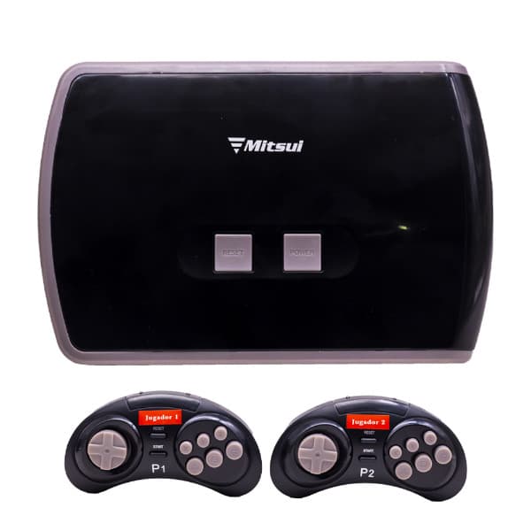 Vídeo Game Mitsui 2 controle sem fio +101 Jogos clássicos 16 bits
