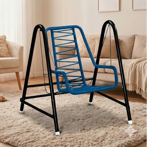 Cadeira Infantil Balanço Criança E Bebe Cordinha Área Externa Confortável Suspensa Balancinho Reforçado