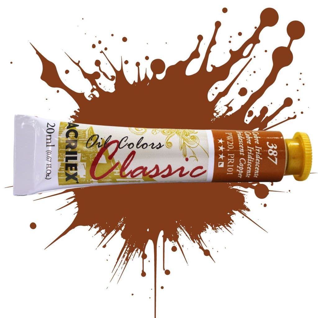 Tinta Oil Colors 20ml 387 - Cobre Iridescente