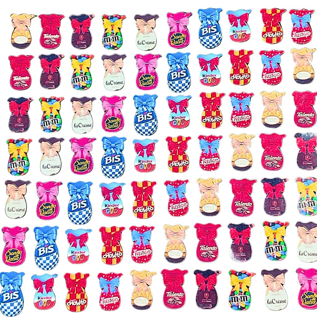 kit 50 Adesivos Páscoa Pet para Cão – Banho e Tosa Pet Shop