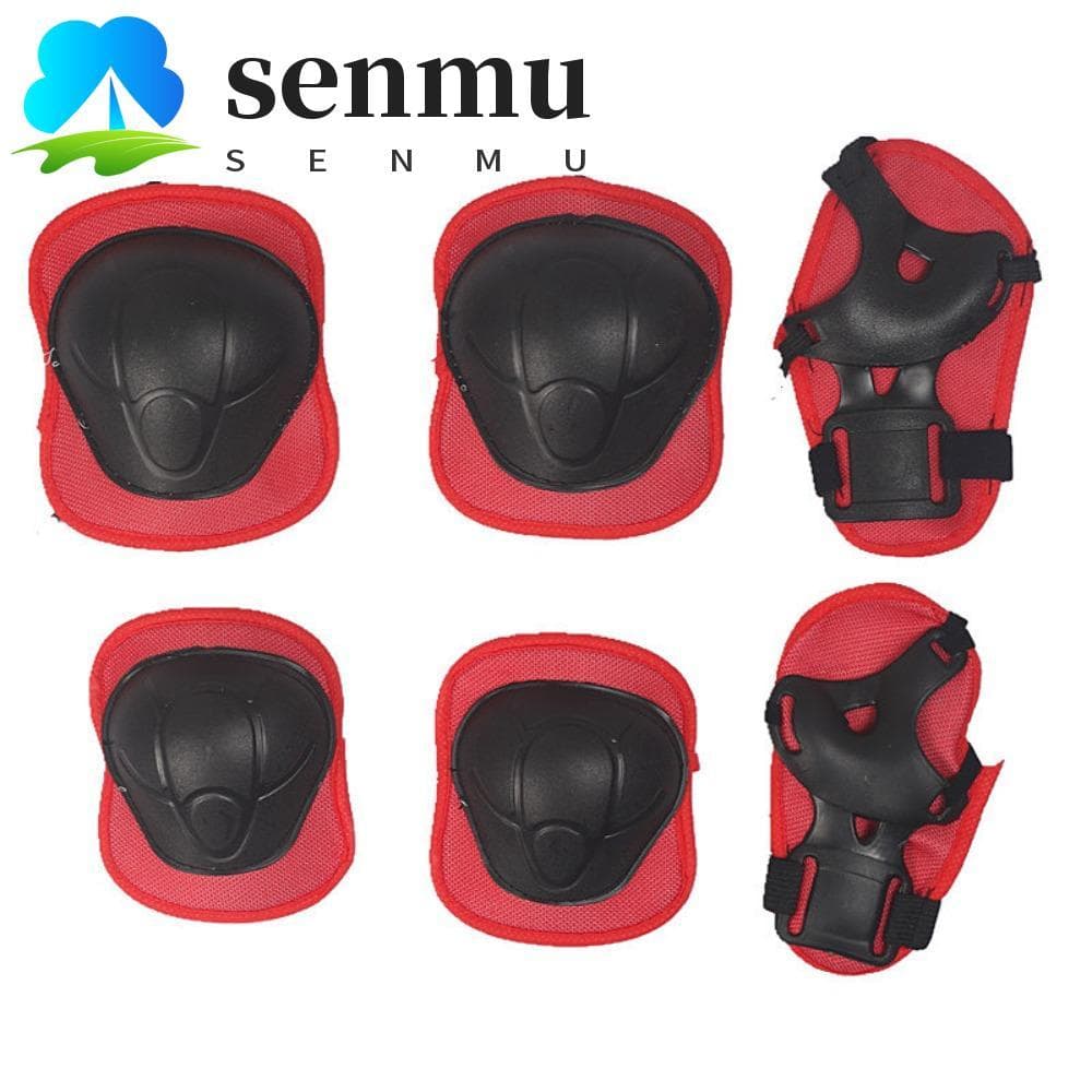 SENMU Joelho Cotovelo Almofada Define Ciclismo Skate Protetor Engrenagem Para Crianças Menino Menina Patinação Guarda Se