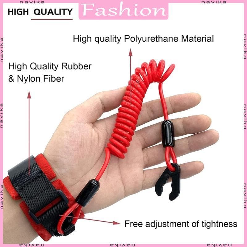 Cordão Alça Pulso Corda Emergência Marinha-Substituição 160 Cm 63 Polegadas Comprimento