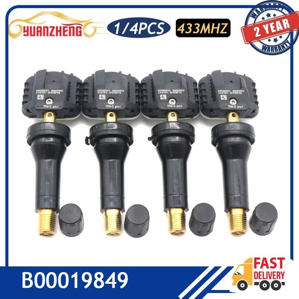 Sensor Monitor De Pressão Dos Pneus Do Carro TPMS B00019849 Para Pequim BAIC BJ40 BJ40 Plus BJ60 BJ80 433MHz 2018 2019 2