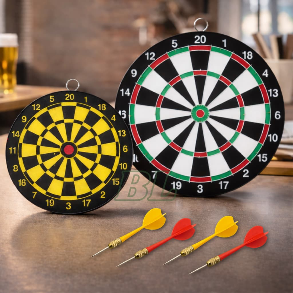 Jogo De Dardos Profissional Grande Alvo Tiro ao Alvo Dupla Face Tabuleiro