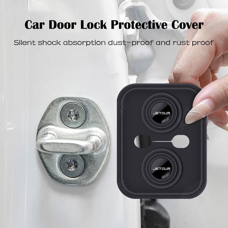 Jetour Capa De Silicone Para Fechadura De Porta De Carro , Proteção Macia E Absorvente De Choque T1 T2 DASHING X70 X70 P