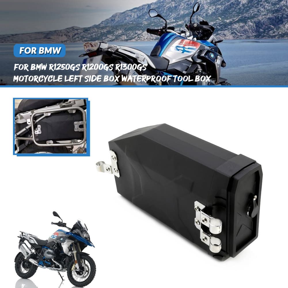 Caixa de ferramentas lateral adequada para BMW Water Bird R1200GS/Bennelli TRK502 Escape lateral baixo