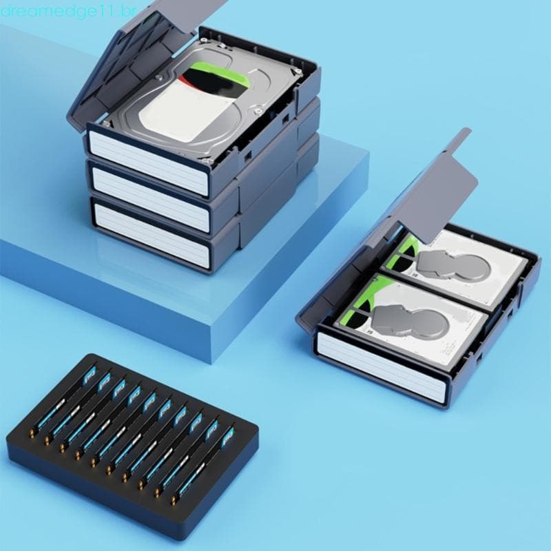 dreamedge11 Estojo Transporte Disco Rígido Compacto Para Unidade 2 5 Polegadas 3 Bolsa Armazenamento Viag