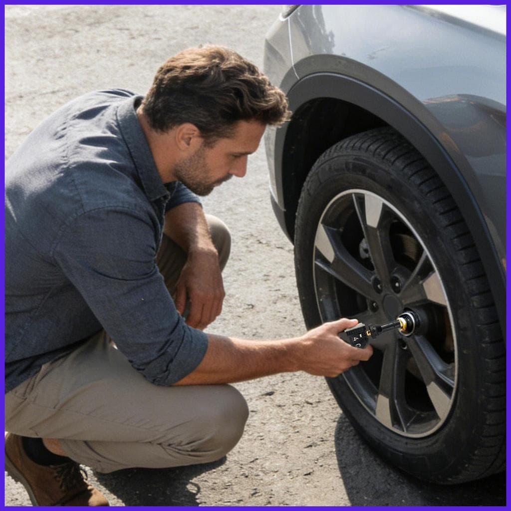 Para GMC Ferramenta Sensor De Pressão Dos Pneus 4 Peças Estável Portátil Profissional Sensores Sistema Monitor Adultos p