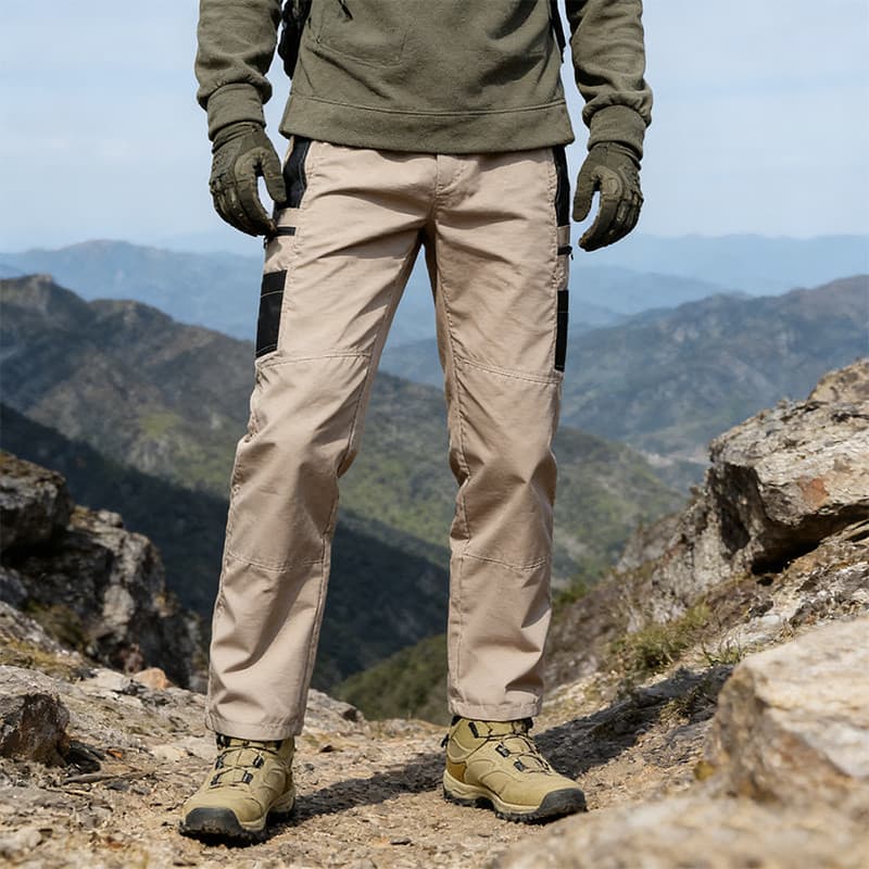 Calça Tática Masculina Impermeável Com Múltiplos Bolsos Exército Usuários Fora De Esportes Long Hiking