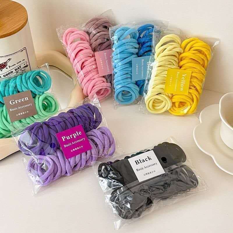 Kit 600 Xuxinhas Sem Costura Premium – Elásticos Antimarcas Alta Resistentes e Coloridas para Crianças e Adultos