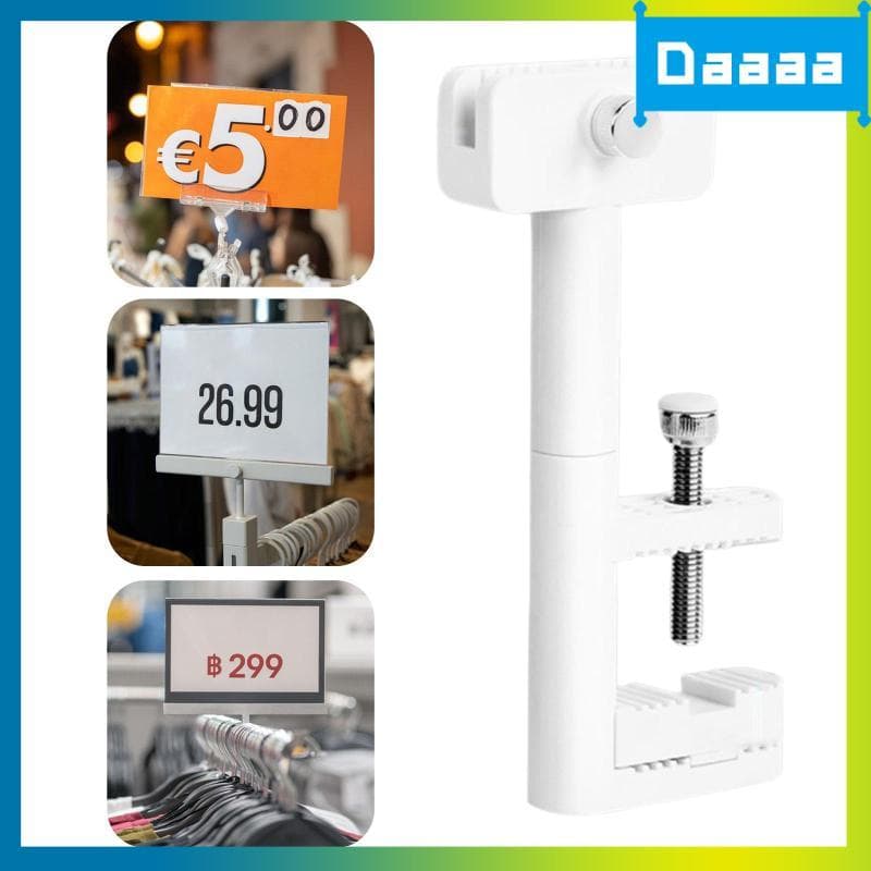 [Zzxitwyq] Suporte De Sinais De Rack De Roupas De Loja , Clipe De Exibição De Etiqueta De Preços Multifuncional Resisten