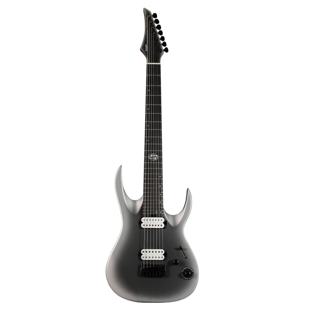 AMW SEIB7S Ultra Gray Guitarra 7 Cordas Ponte Fixa by SQ Guitars