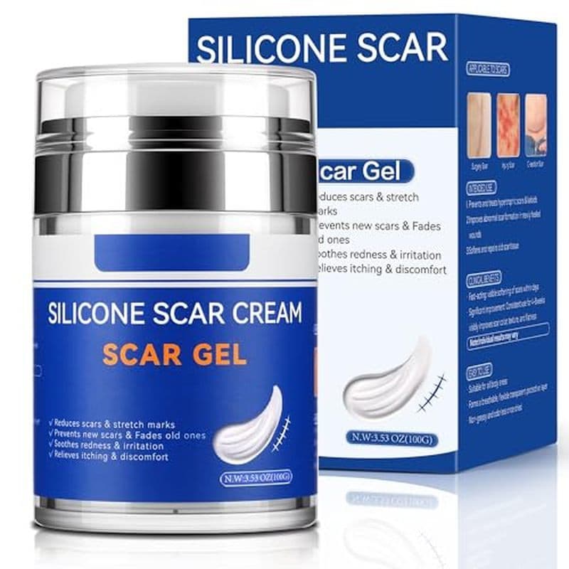Gel Creme Para Cicatrizes De Silicone-[3.53 Onças/100g] Pacote Jumbo Value-Avançado Velhos & amp ; Novas , Seção C , Est