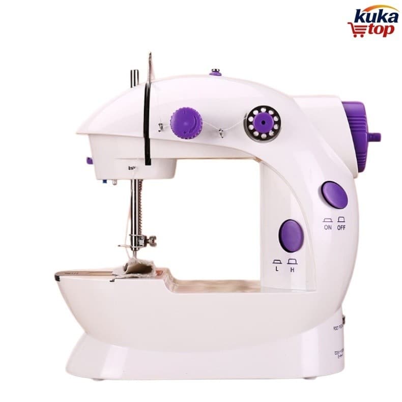 Mini Maquina Costura Portátil Elétrica Pedal Bivolt 110v-220v