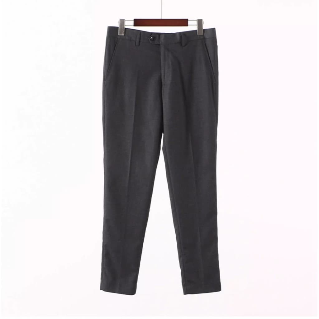 〖 S 〗 Desconto de marca Roupas masculinas minimalistas Novo estilo Primavera Roupas formais Calças profissionais de negó