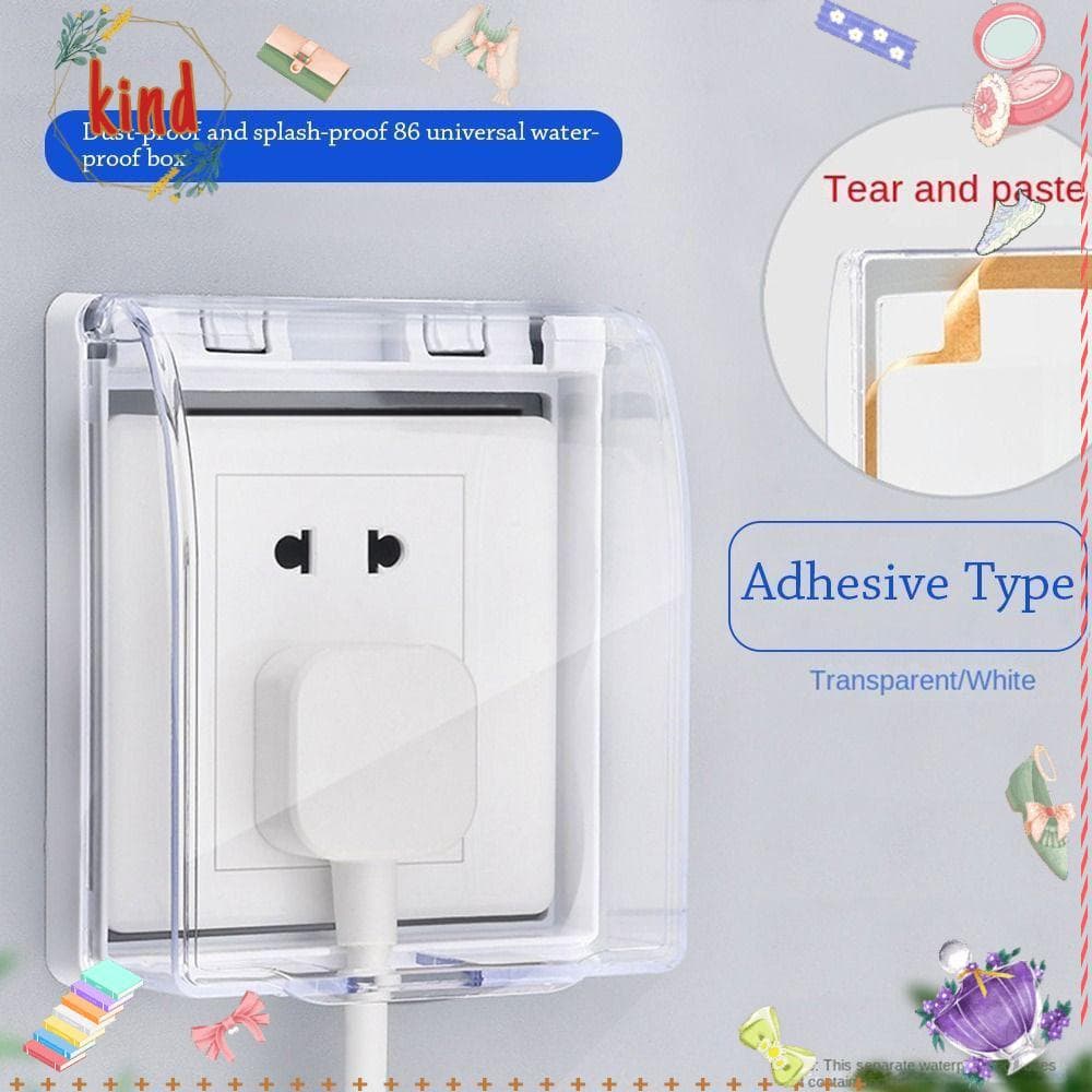 Capa Protetora De Interruptor Tipo , De Tomada Elétrica 86 De Segurança Infantil , Protetor De Soquete De Caixa À Prova 