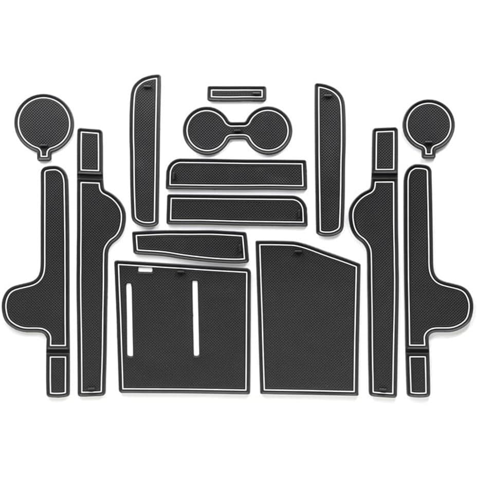 Almofadas Do Slot Da Porta Carro Para Sonata 2024 , Tapetes Console Central Sulco Almofada Suporte De Copo Inserções For