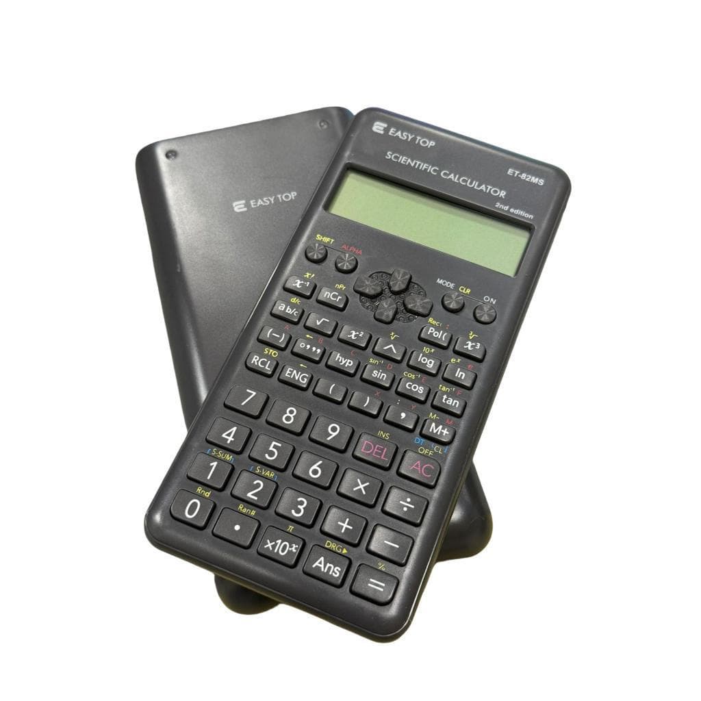 Calculadora Preta Científica 240 Funções ET-82ms