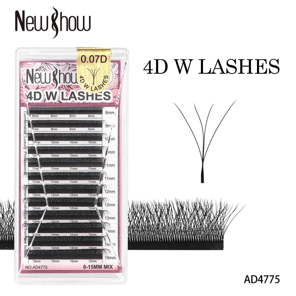 New Show Cílios W Original com Selo Fio W/ 4 D W LASHES/Extensão de Cilios Alongamento 4D W
