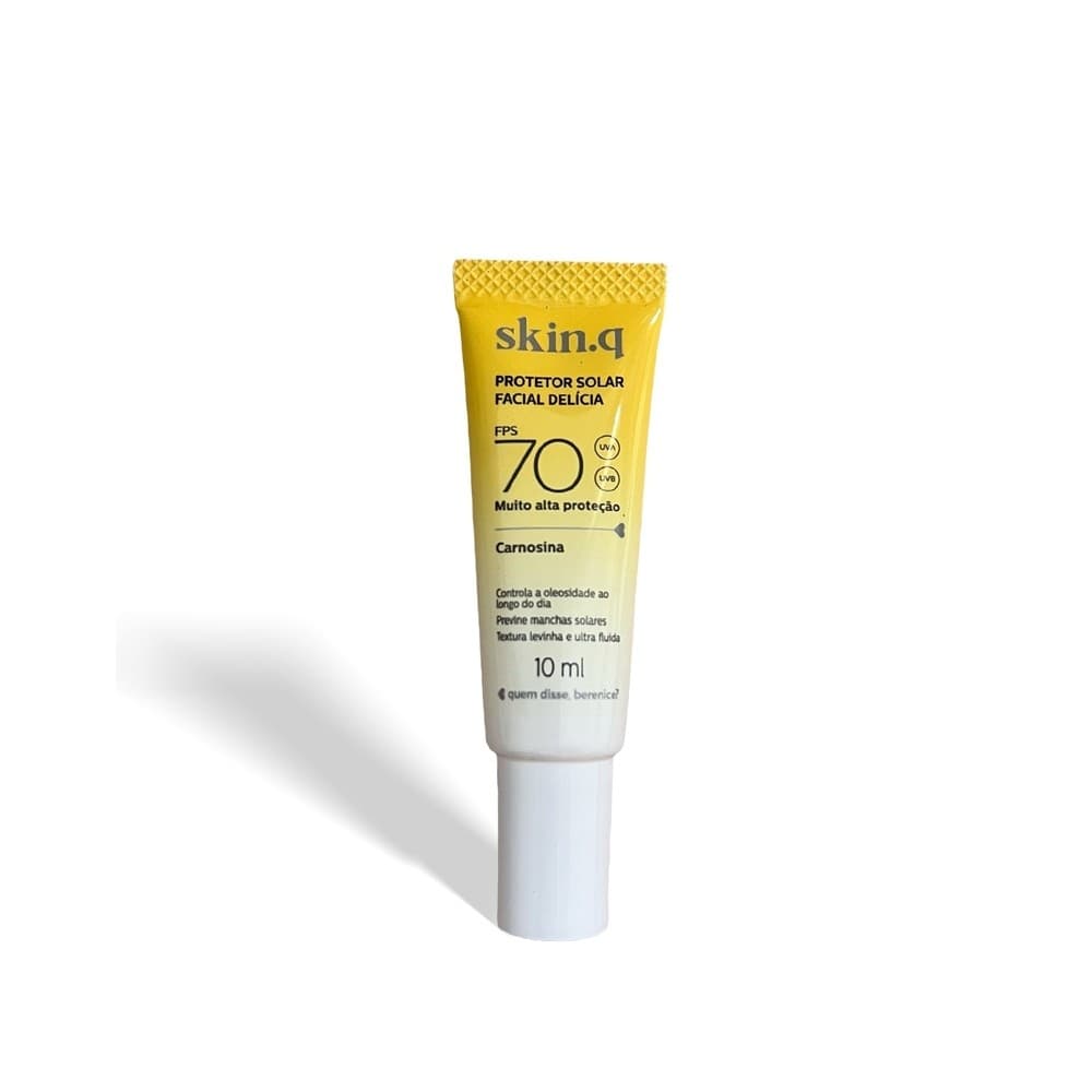 Protetor Solar Facial Delícia FPS 70 skin.q  10ml