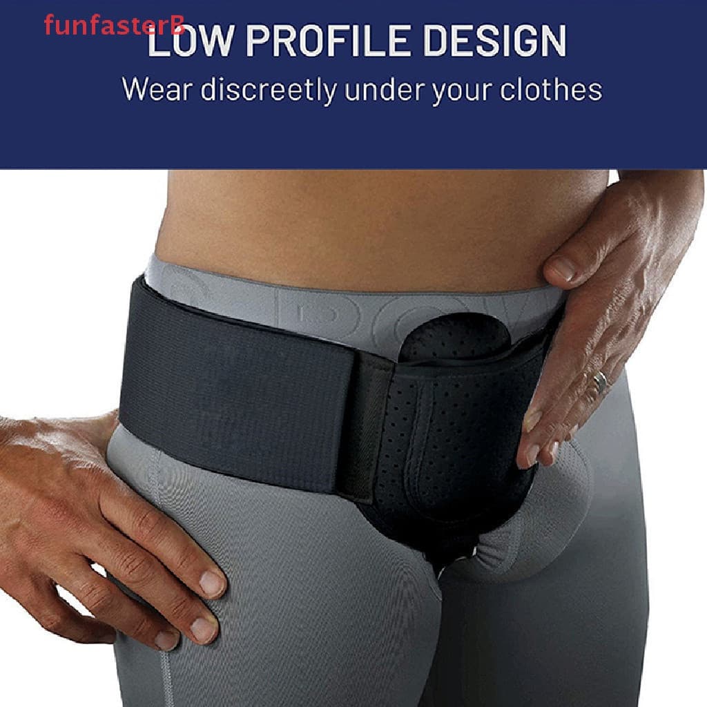 [FunfasterB] Treliça De Hérnia De Cinto Para Esportiva Inguinal Alívio Da Dor Correia De Recuperação [Novo]