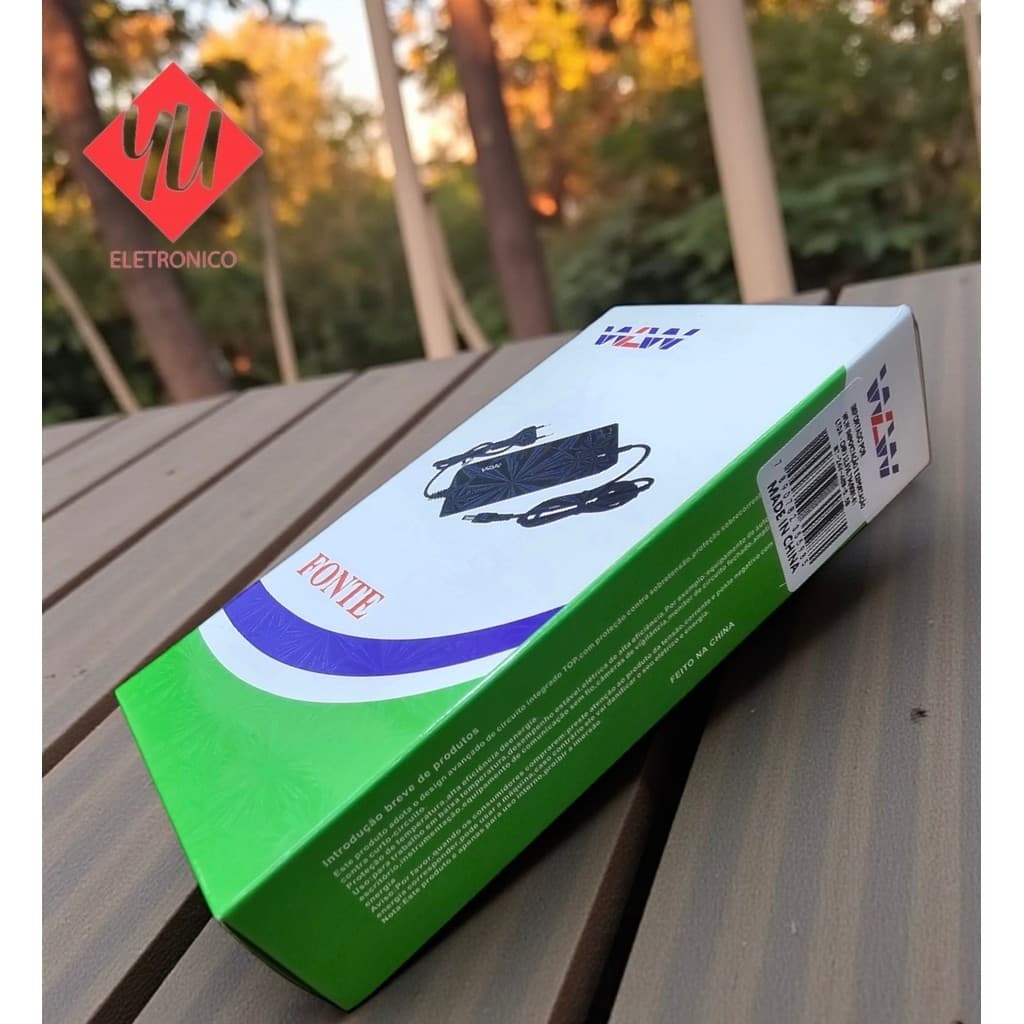 Fonte 24V 2A 48W Bivolt Pino 5.5mm Adaptador de Energia