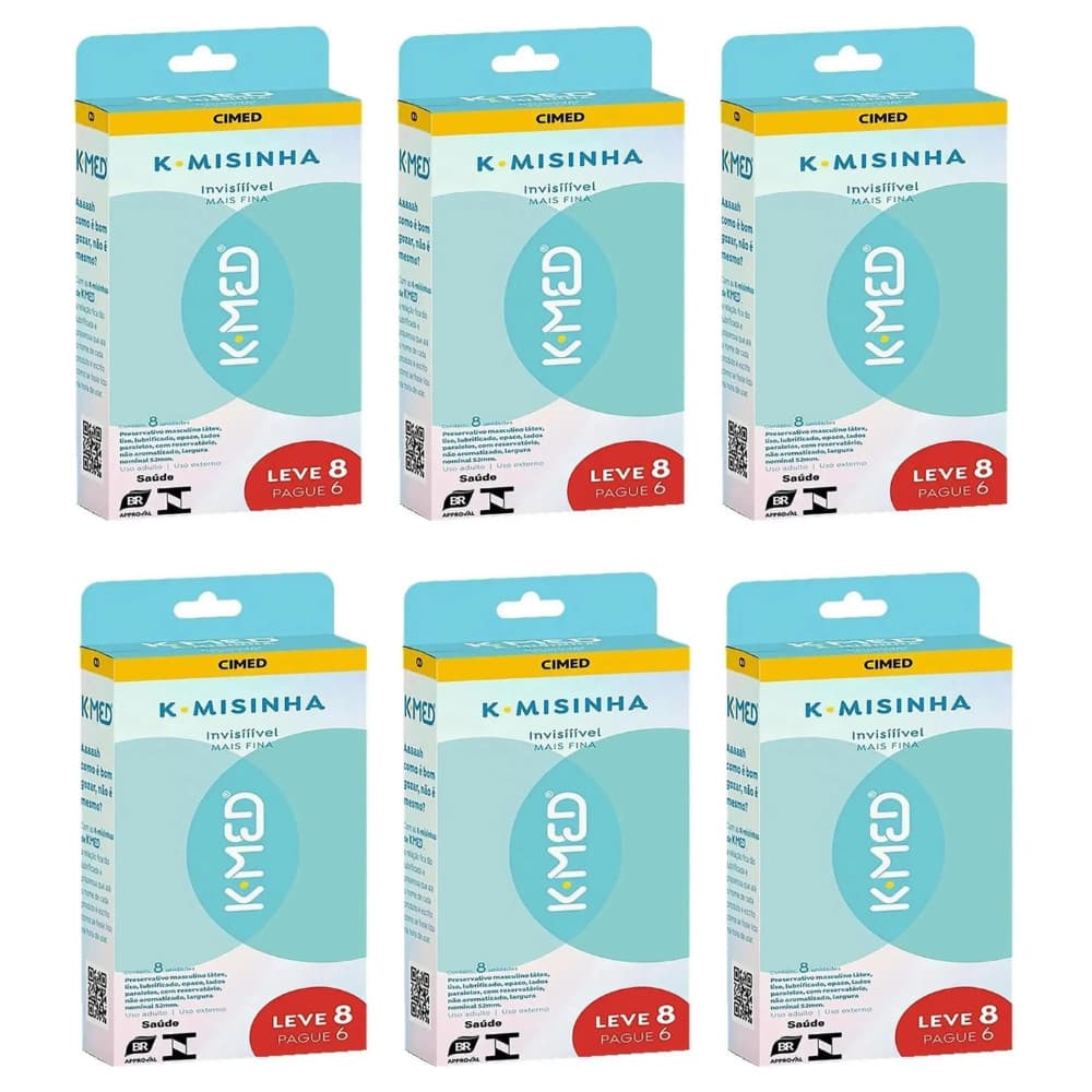 Kit C/ 6un K-med K-misinha Preservativo Invisível Leve 8 Page 6 Cimed