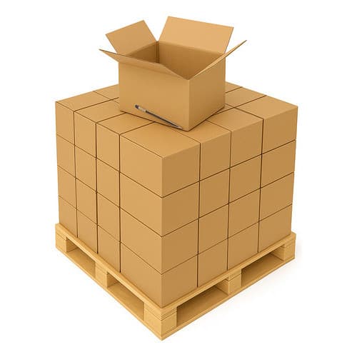 Kit 100 Caixa Parda 19x12x12 Qualidade Premium Reforçada Forte Marrom-claro