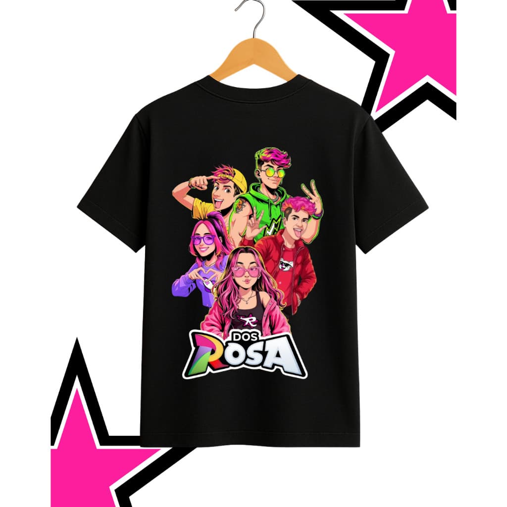 CAMISETA EMILY VICK OS ROSAS INFANTIL E ADULTO