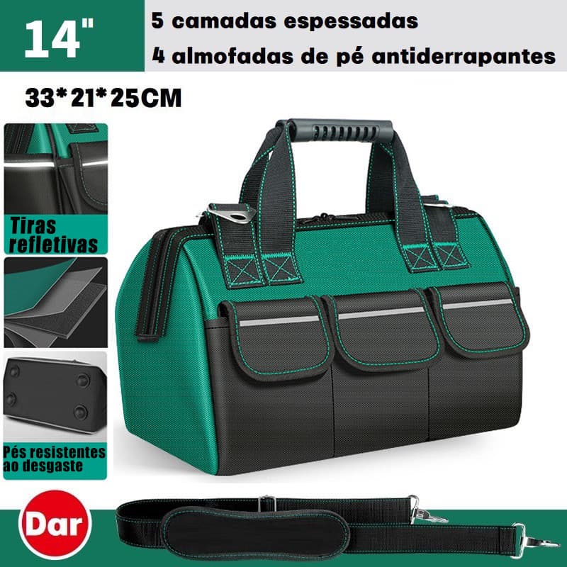 Bolsa/mala De Ferramentas Grande Resistente Lona Profissional 14 A 23 Pol Para Marcenaria,worker Uso