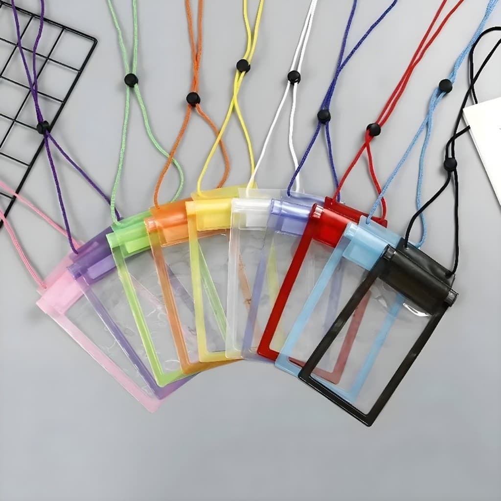 Capa de Celular a Prova D'Água Transparente Para Celular Universal