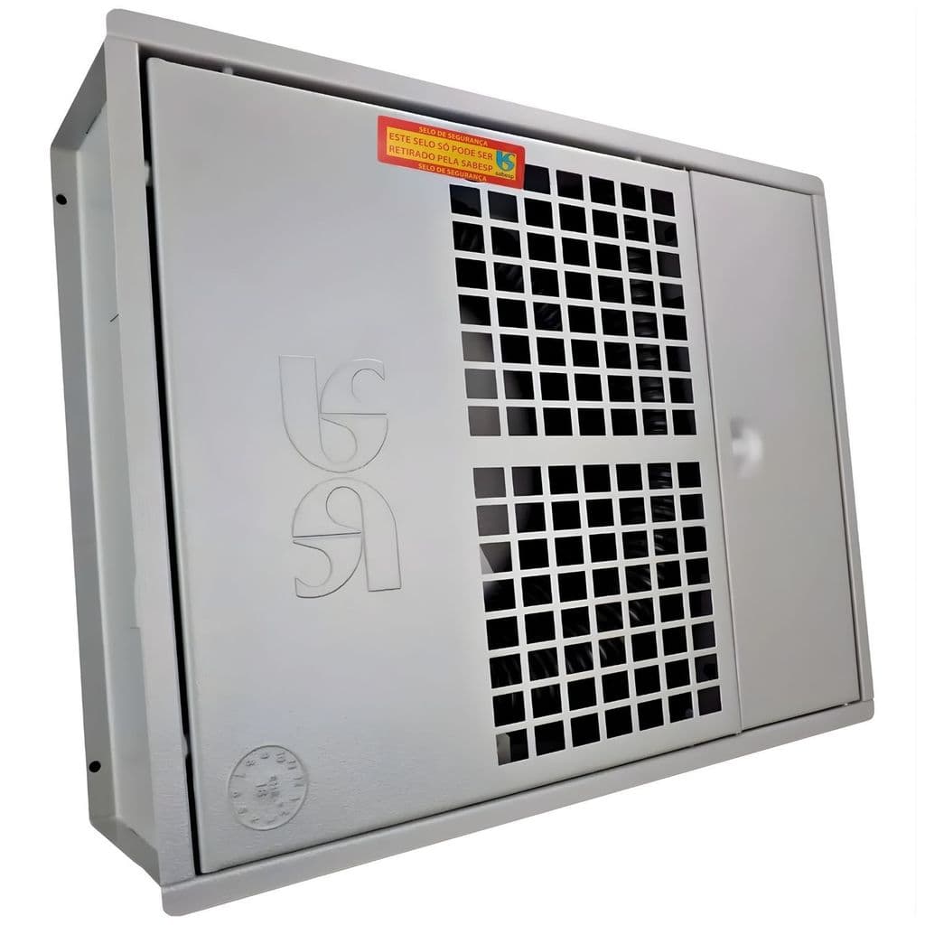 Caixa Padrão Sabesp 1 ou 2 Hidrometros Pvc Relógio De Água