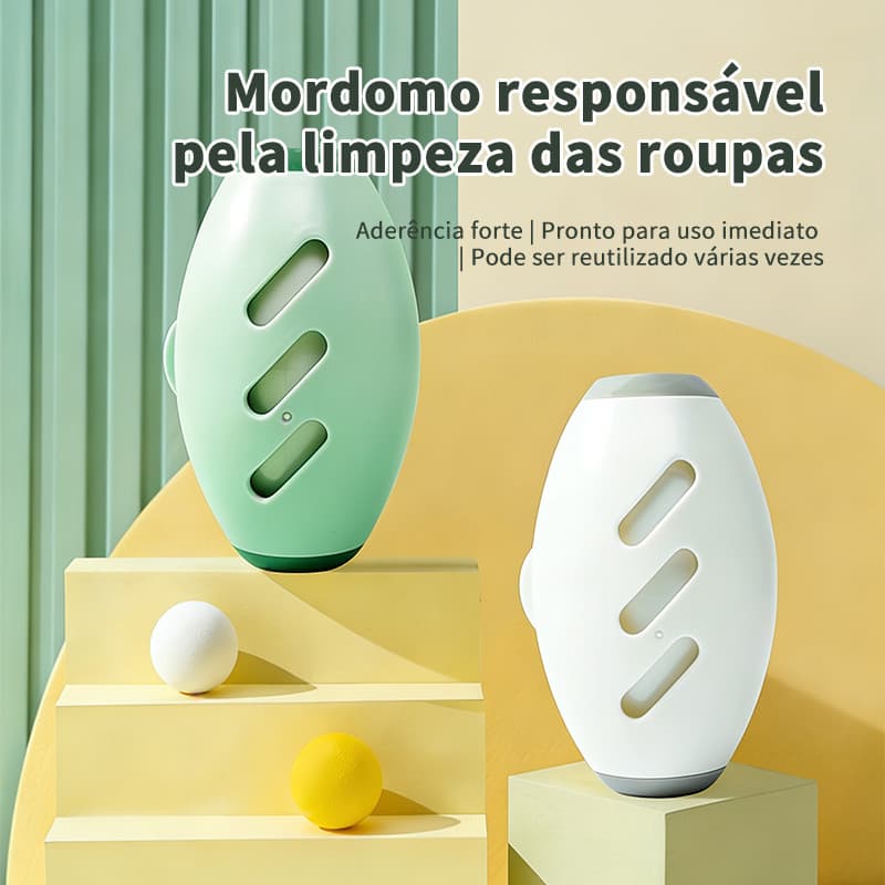 Rolo removedor de pelos e sujeira de roupas, ferramenta de limpeza lavável, ideal para limpar pelos de animais de estima