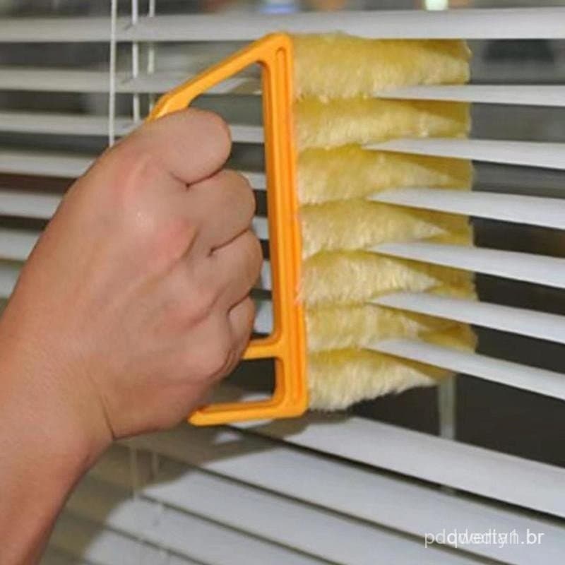 1 Peça Escova de Limpeza Multifuncional Lavável Genérica para Persianas, Limpador de Ar Condicionado Portátil, Escova de