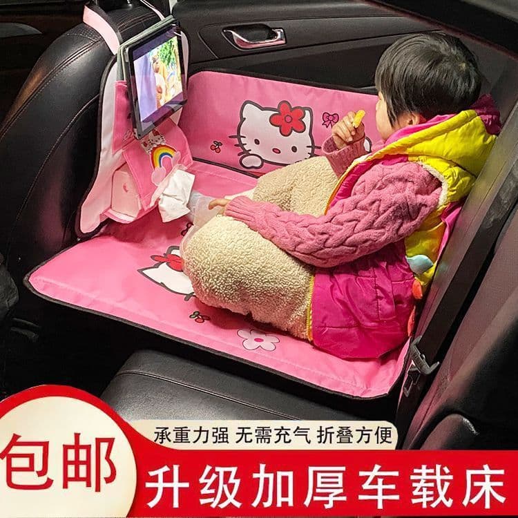 Cama dobrável para banco traseiro de carro, colchão de dormir traseiro para sedan e SUV, colchão de viagem, cama de carr