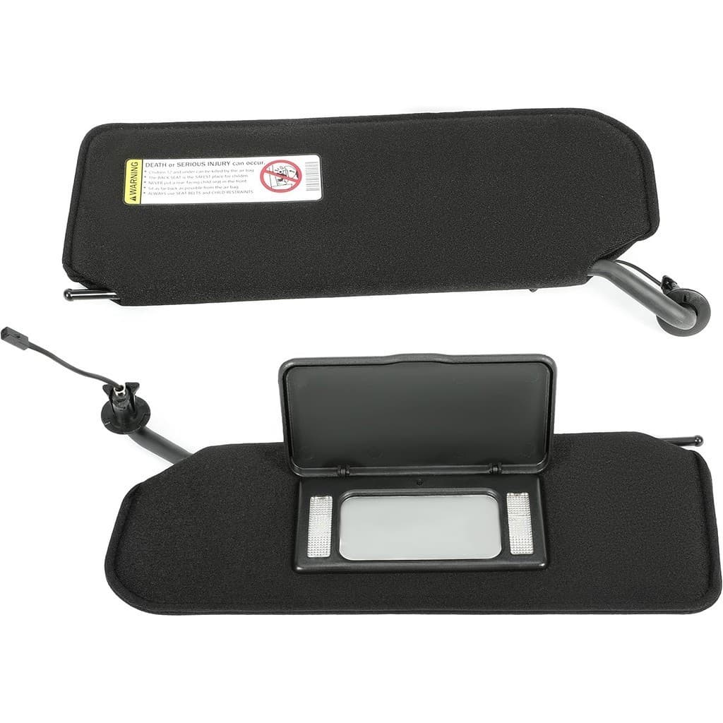 HECASA Par Viseira Solar Com Luzes LED Compatível Substituição Chevrolet Corvette C5 1997-2004 Para 10442033 10442034 Pr