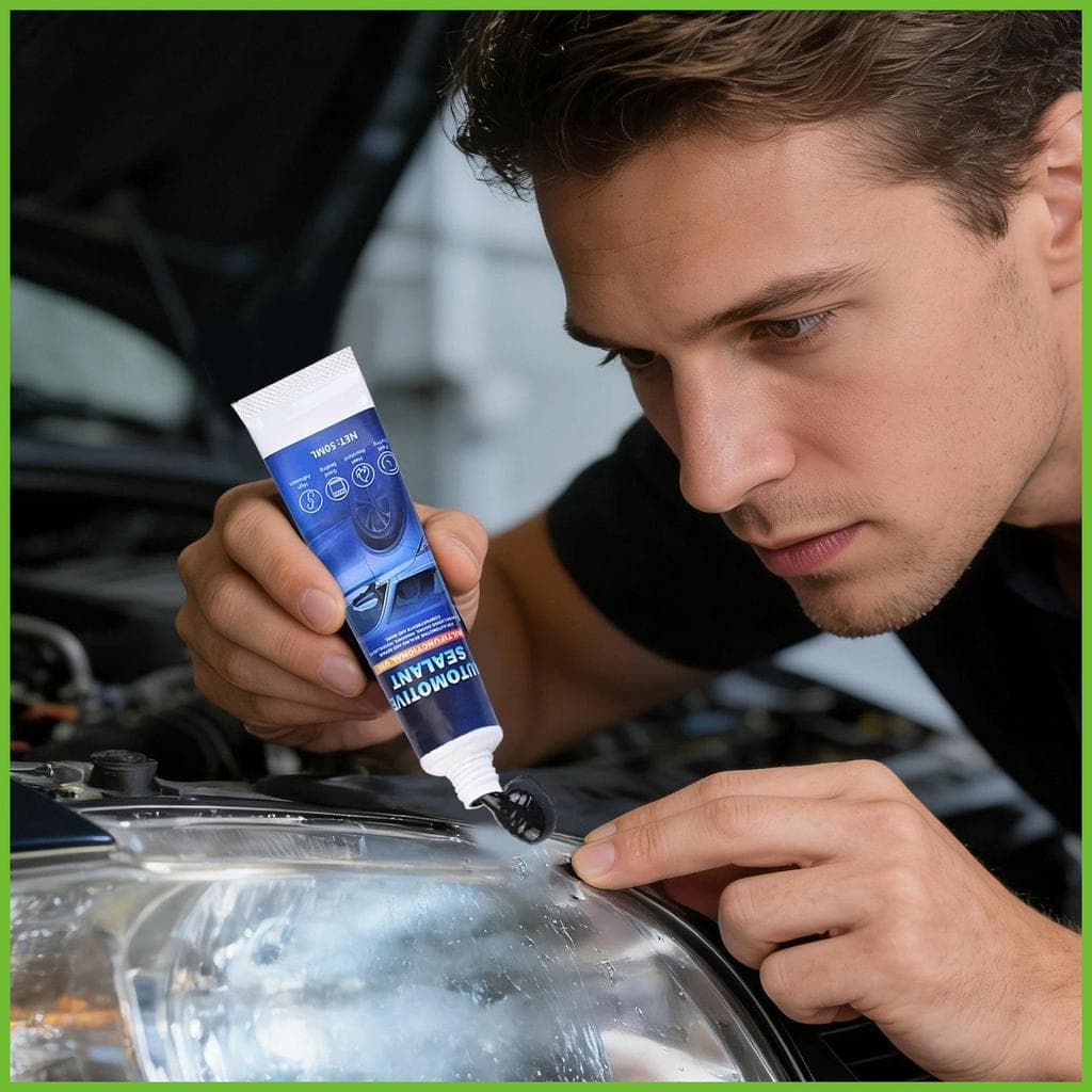 Selante De Porta De Carro 50ml , Resistente A Altas Temperaturas , Reparo De Carroceria , Adesivo Preto Para Painel De C