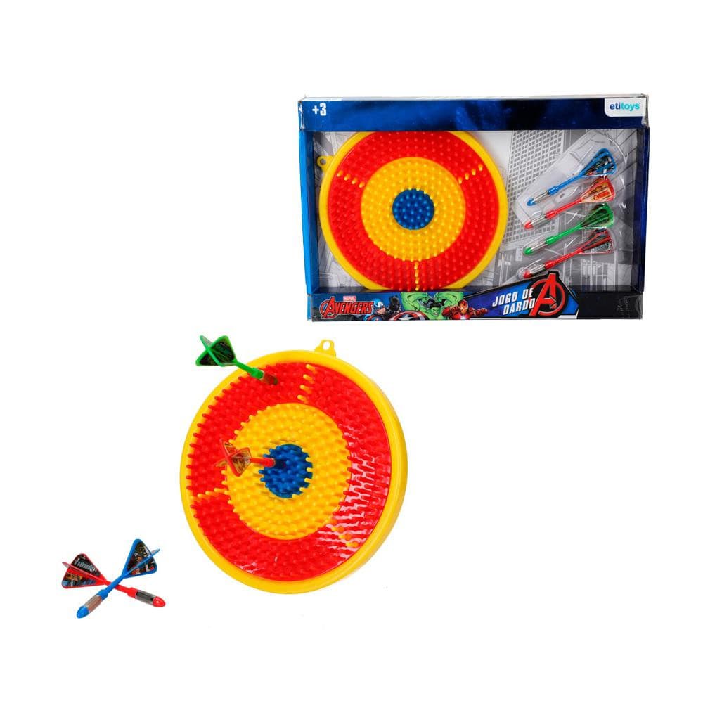 Jogo De Dardos Etitoys Avengers 5 Peças